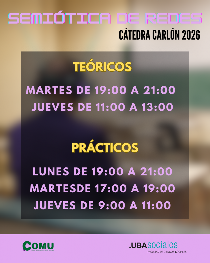 Semiótica de redes 2026