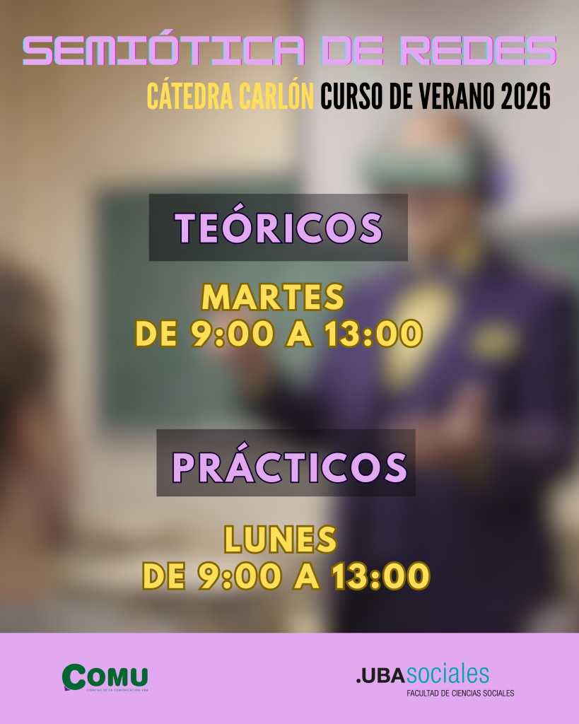 Semiótica de redes 2026